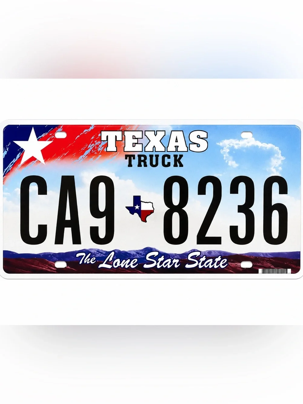Texas Truck The Lone Star State License Plate